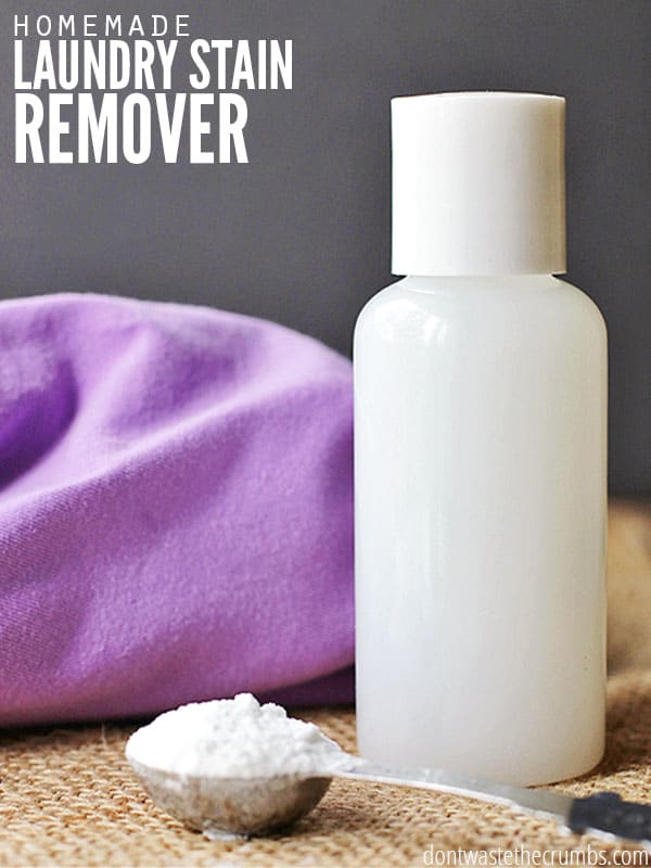 Make Homemade Stain Remover with 3 Simple Ingredients